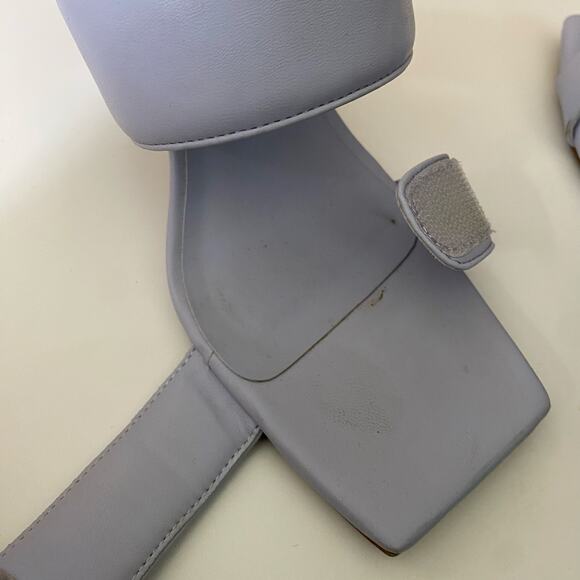 Open Edit Quincy Sandals Pale Blue Size 8 - Picture 5 of 6